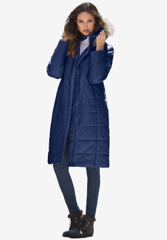 Plus Size Faux Fur Trim Open front Cape Coat OneSize Fit Bust 40-50 inches